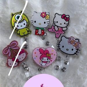 Cartoon character badge reels